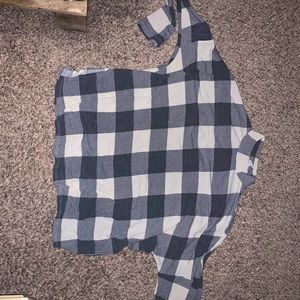 Plaid long sleeve shirt